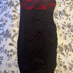 Black and red dress